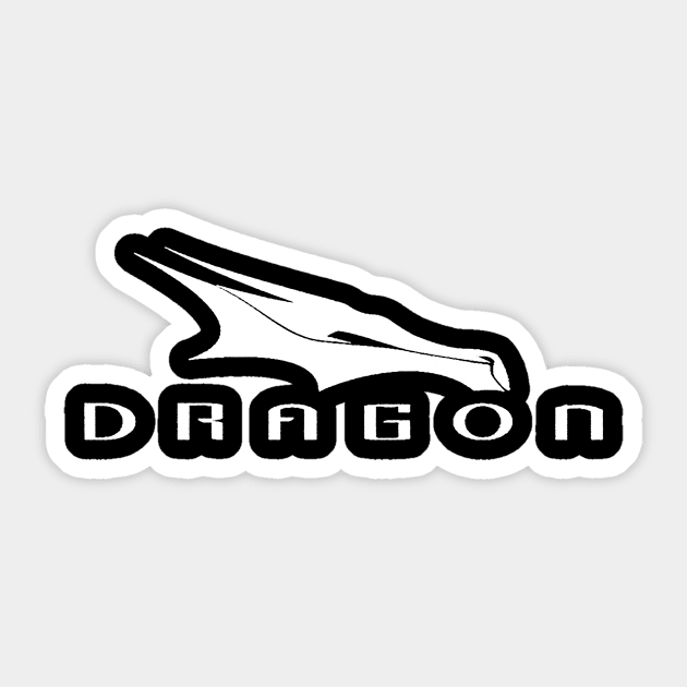 SpaceX Dragon Sticker by nahuelfaidutti